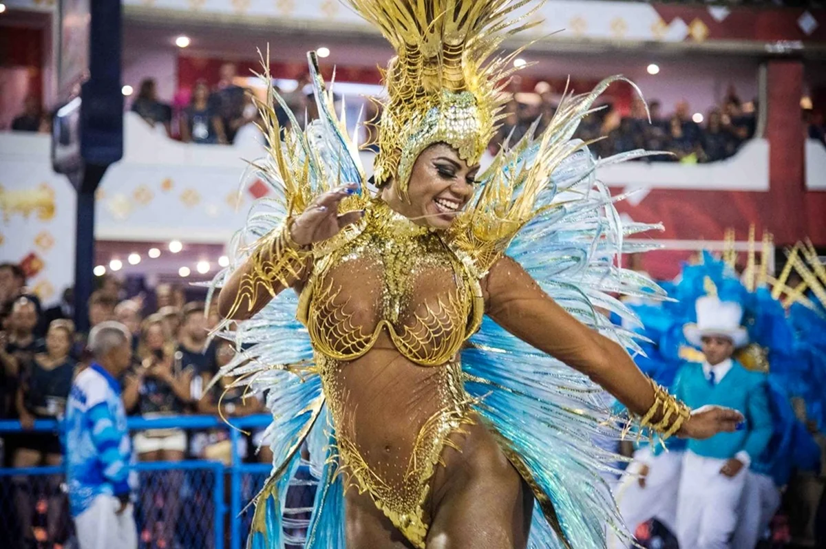 Бразильский карнавал Рио де Жанейро 2019 Самба