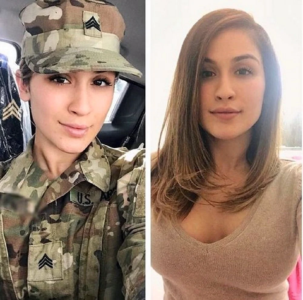 Девушки в американской форме