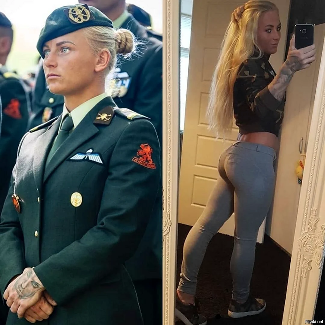Девушки в форме и без