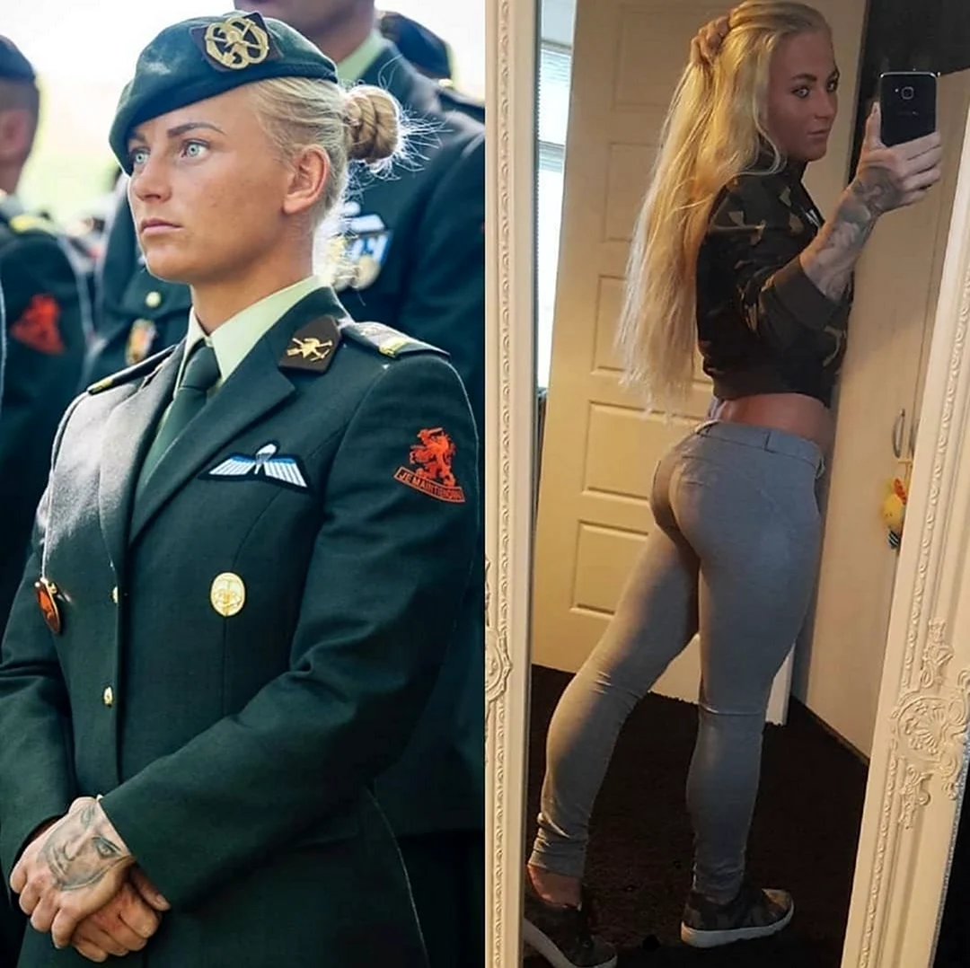 Девушки в форме и без