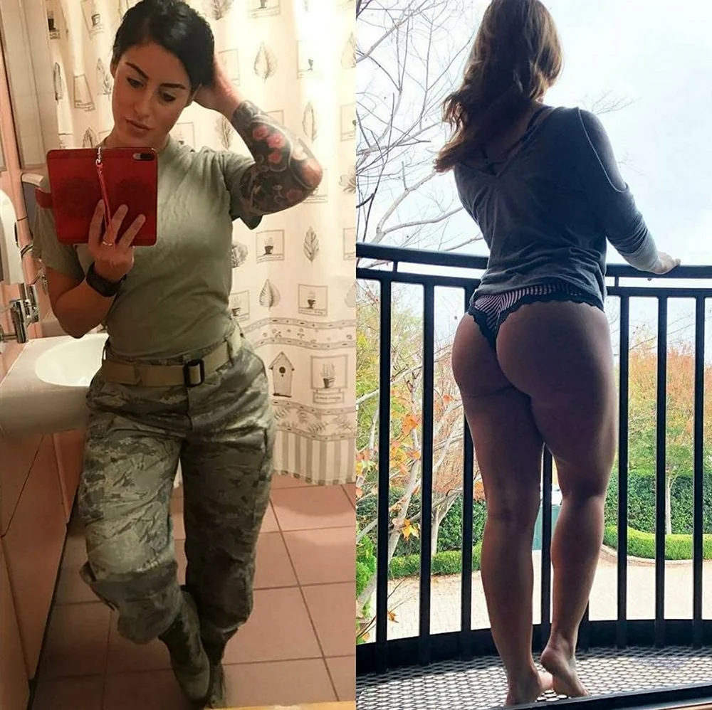 Девушки в форме и без нее совсем