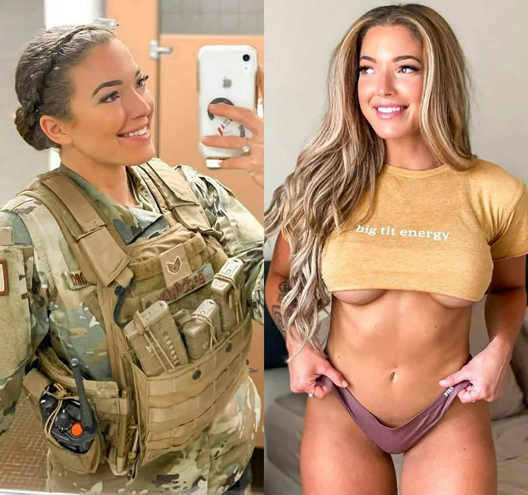 Красивые девушки в униформе и без