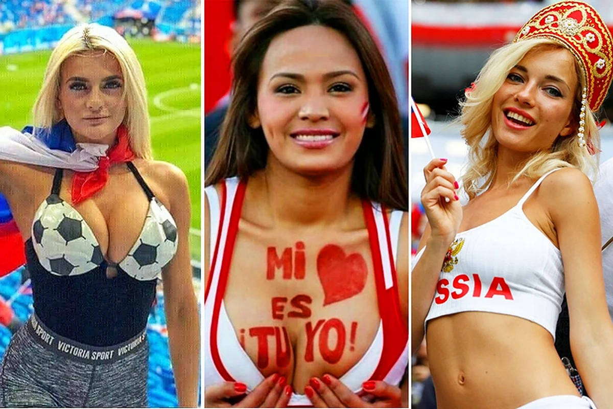 Красивые голые болельщицы