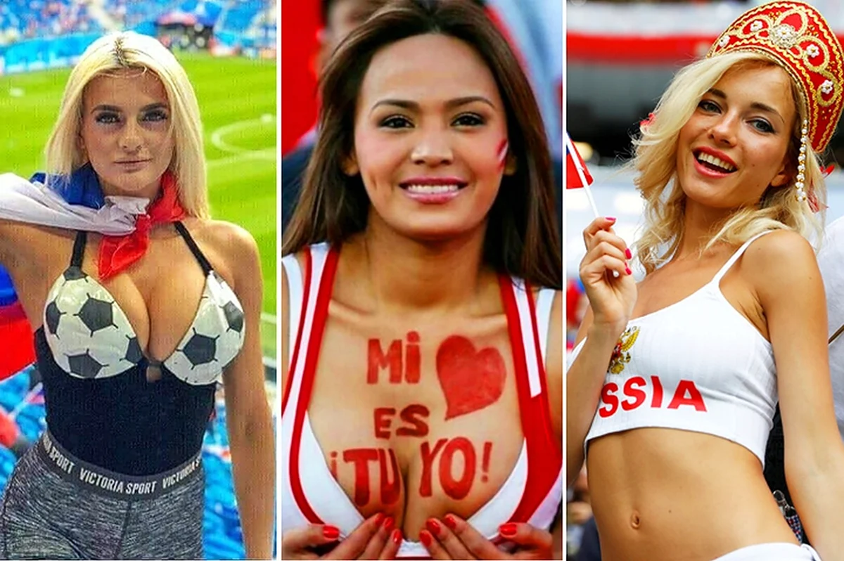 Красивые голые болельщицы