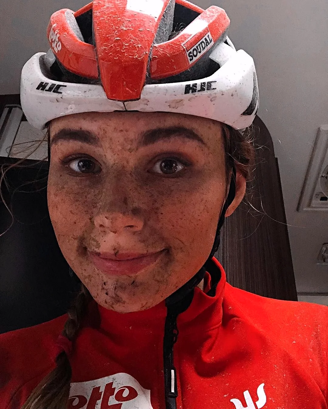 Велосипедистка Puck Moonen