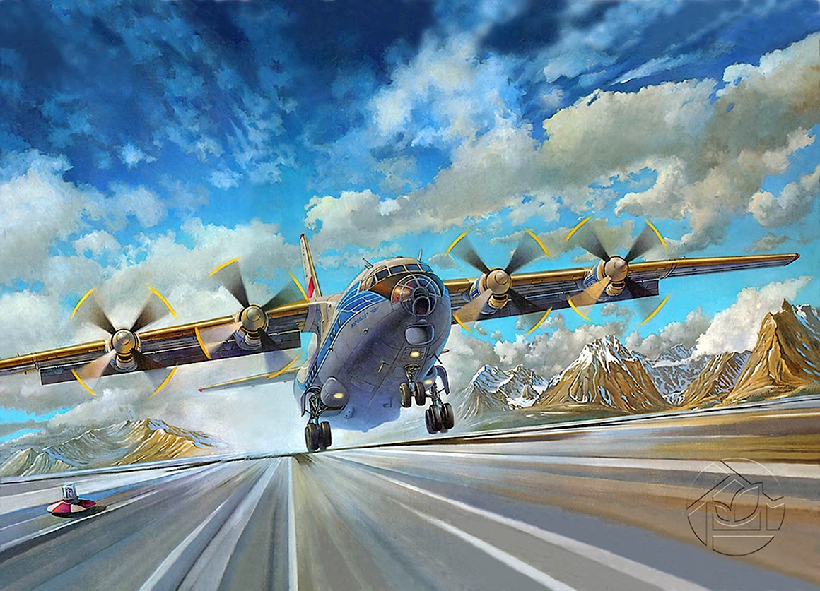 048 Roden самолет АН-12бк