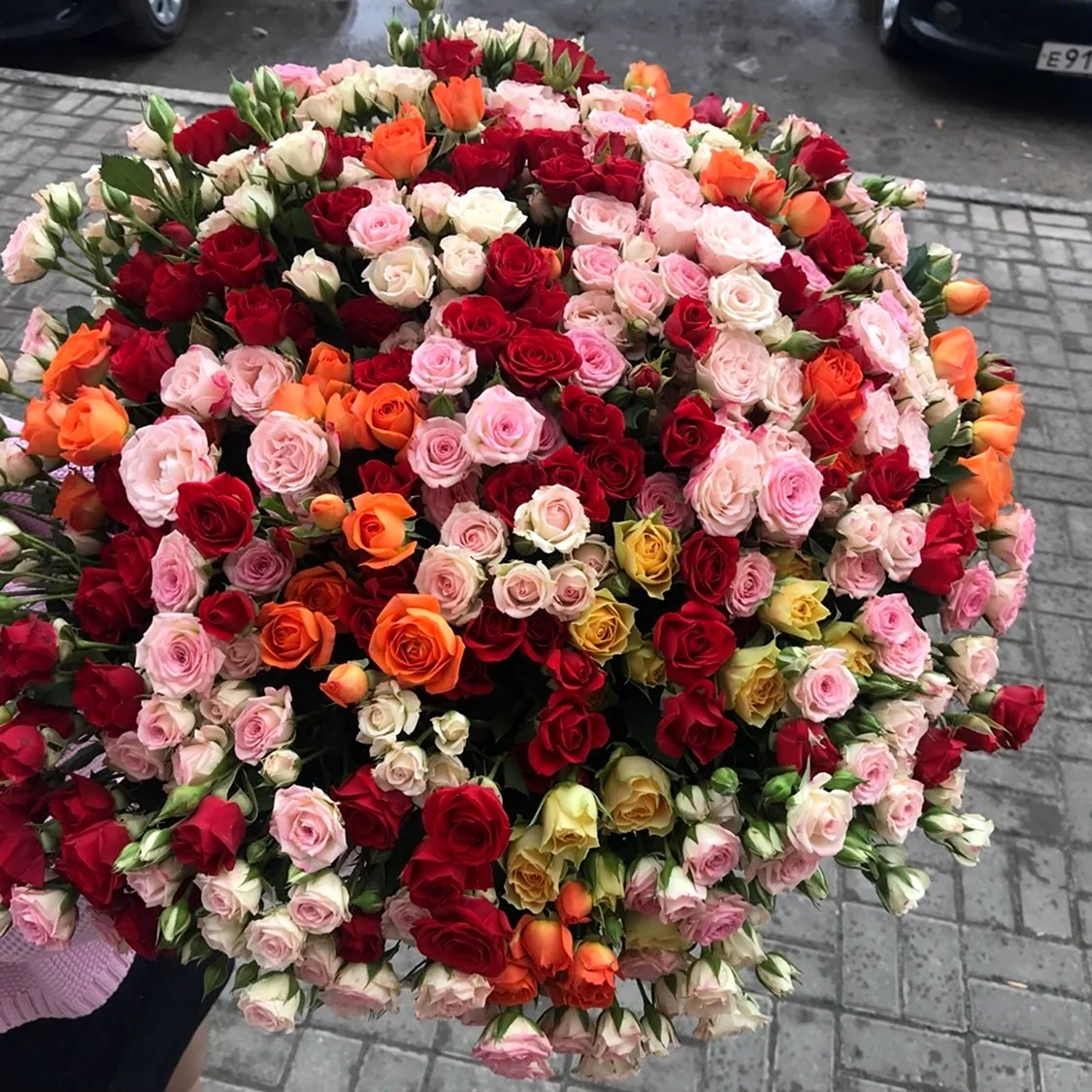 101 Кустовая роза «микс»