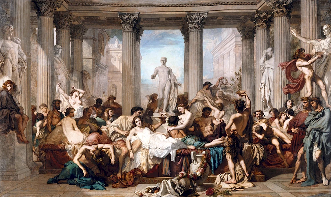 1847 Римляне времён упадка Тома Кутюр