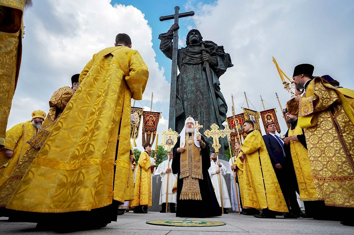 28 Июля 2022 служба Патриарха в Успенском соборе