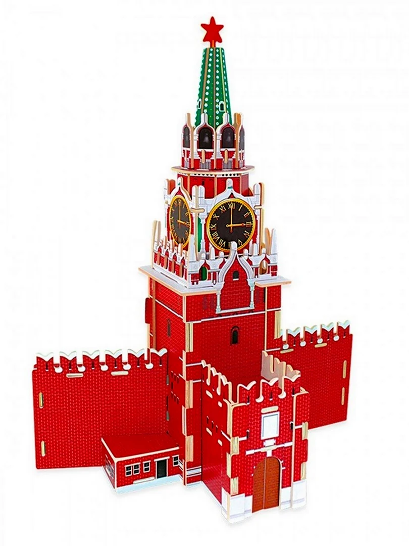 3d-пазл CUBICFUN Спасская башня s3035h 29 дет.