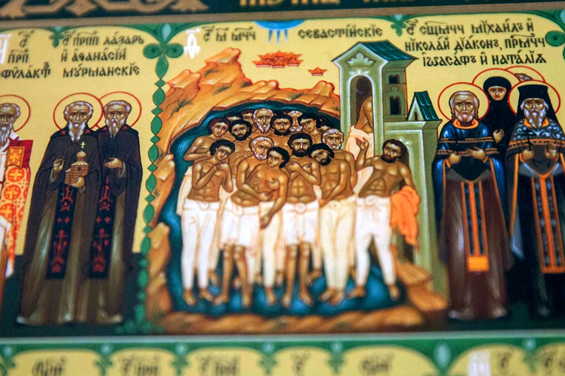 40 Мучеников Севастийских икона и молитва