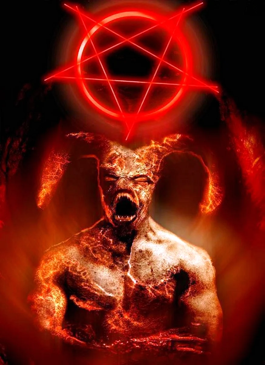 666 Дьявол пентаграмма