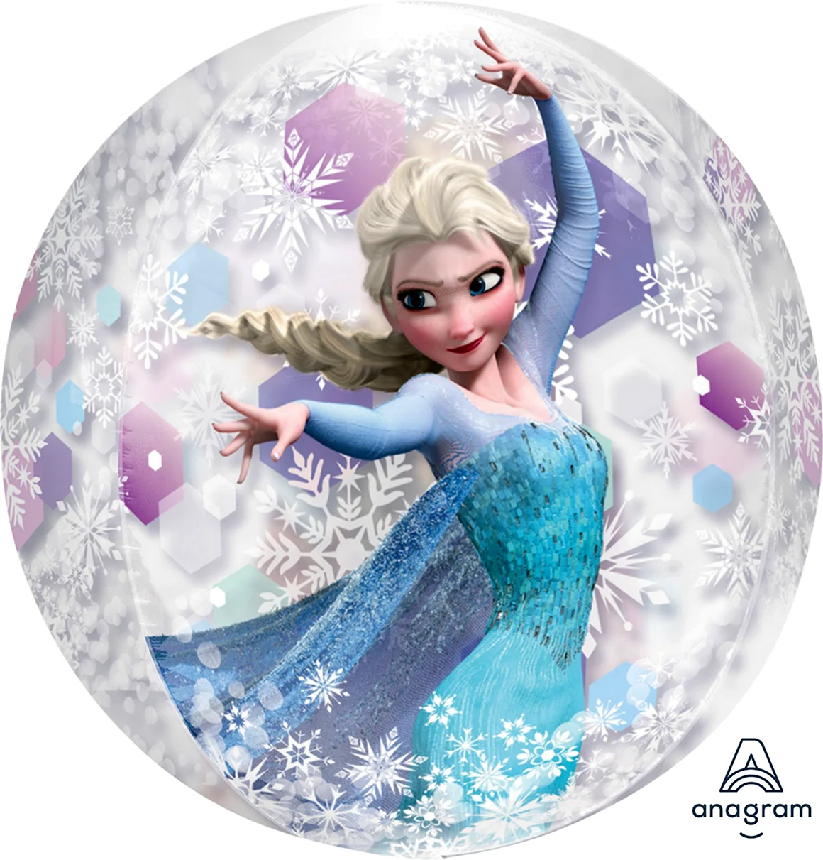А сфера 3d 1641 см Холодное сердце Clear 1 шт