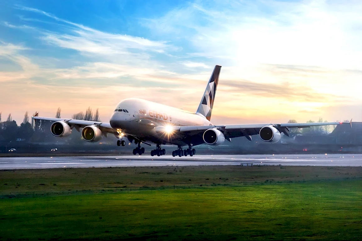 А380 Этихад uk