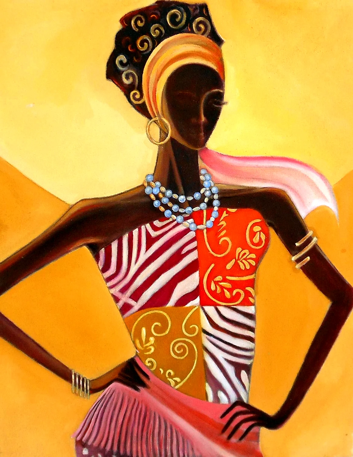 Африканские мотивы... Художник Keith Mallett