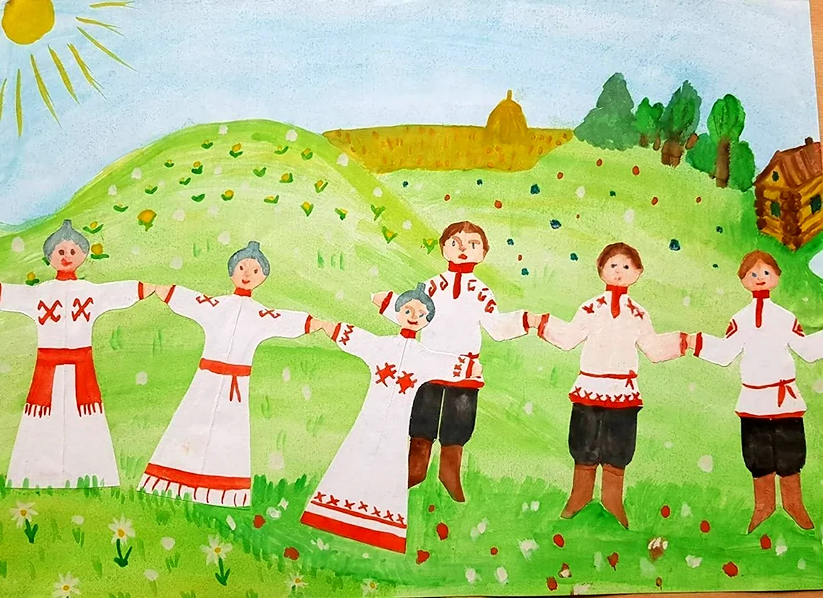 Акатуй Чувашии рисунки
