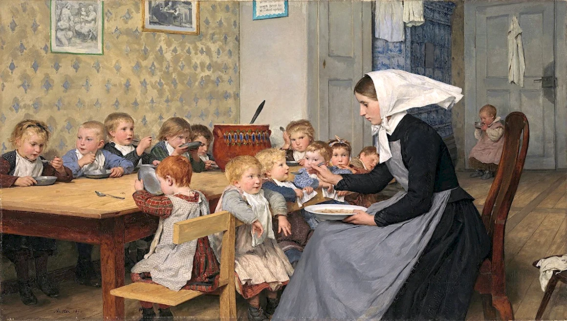 Альберт анкер Albert Anker 1831-1910