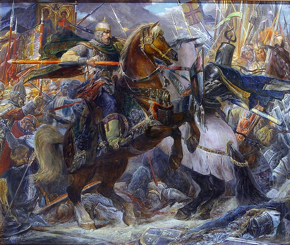 Александр Невский Ледовое побоище