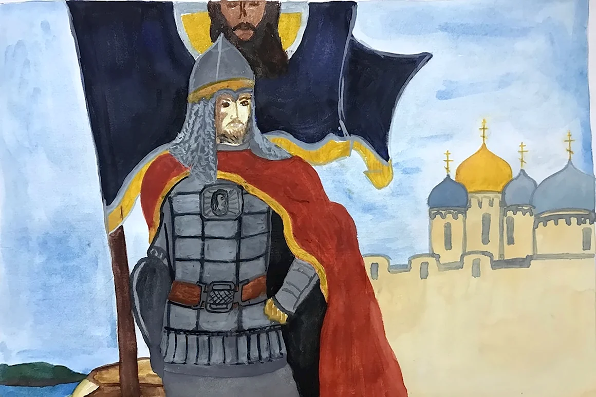 Александр Невский портрет