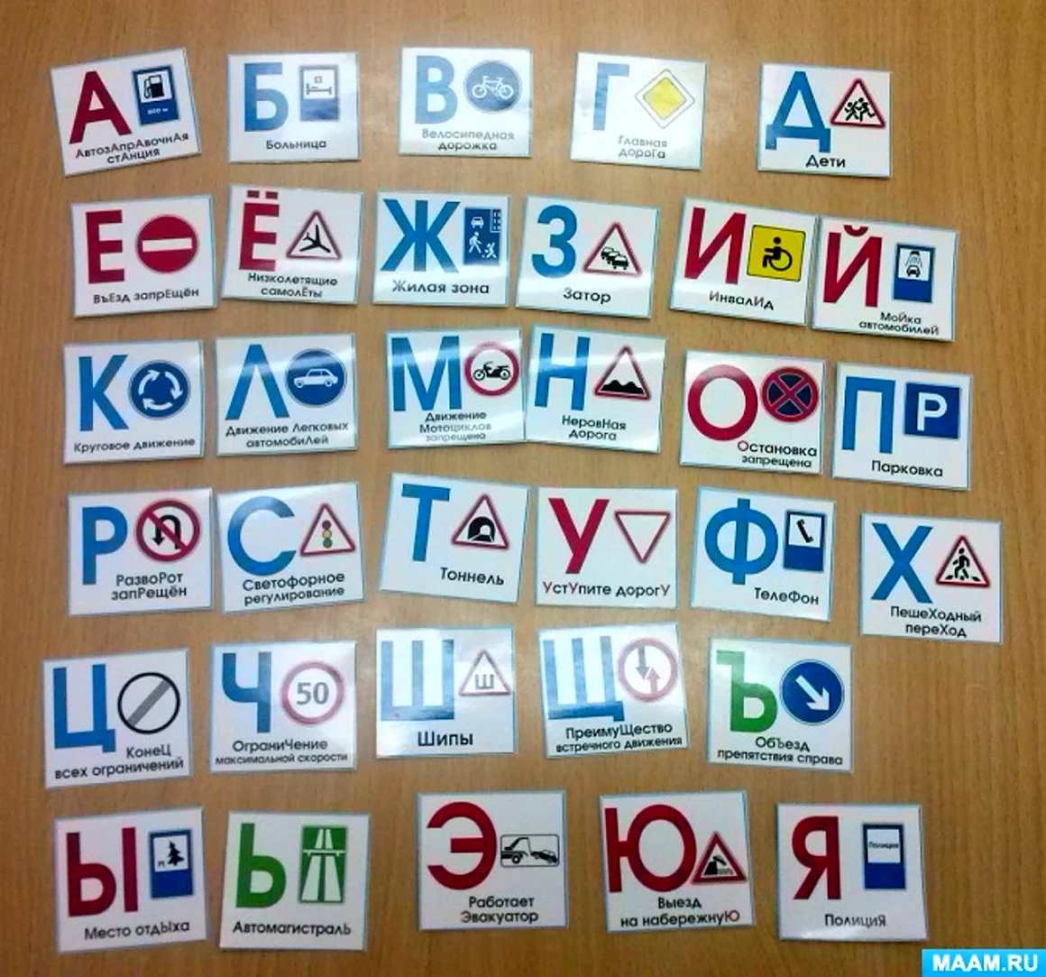 Алфавит дорожного движения