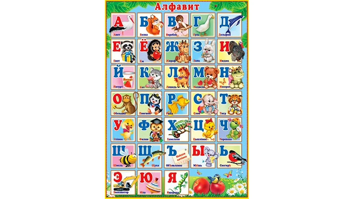 Алфавит плакат