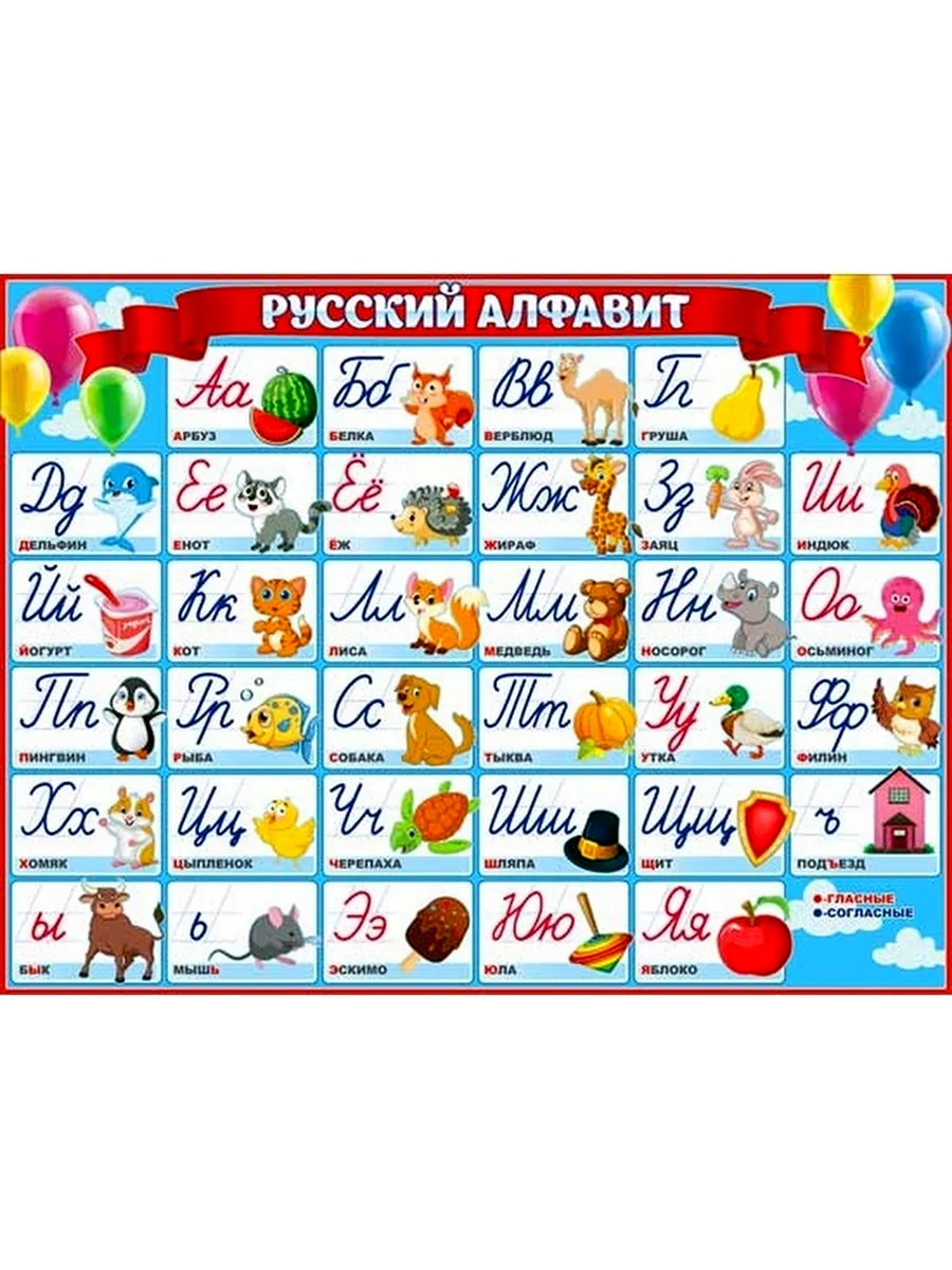 Алфавит плакат