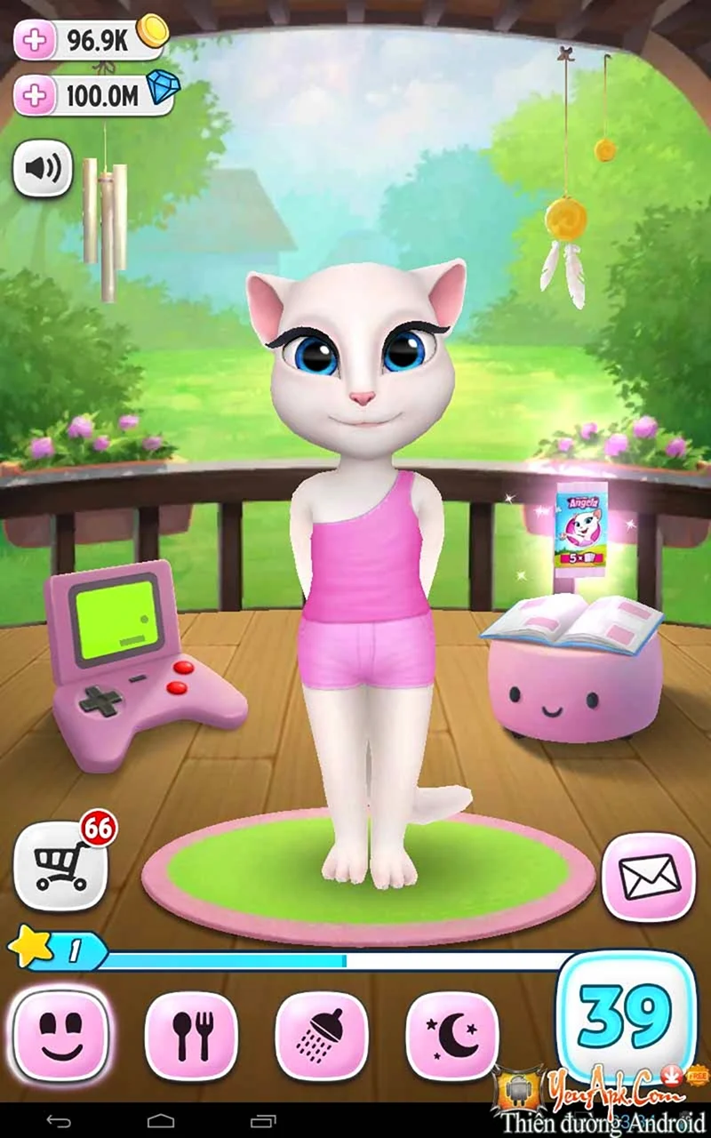 Анджела кошечка игра