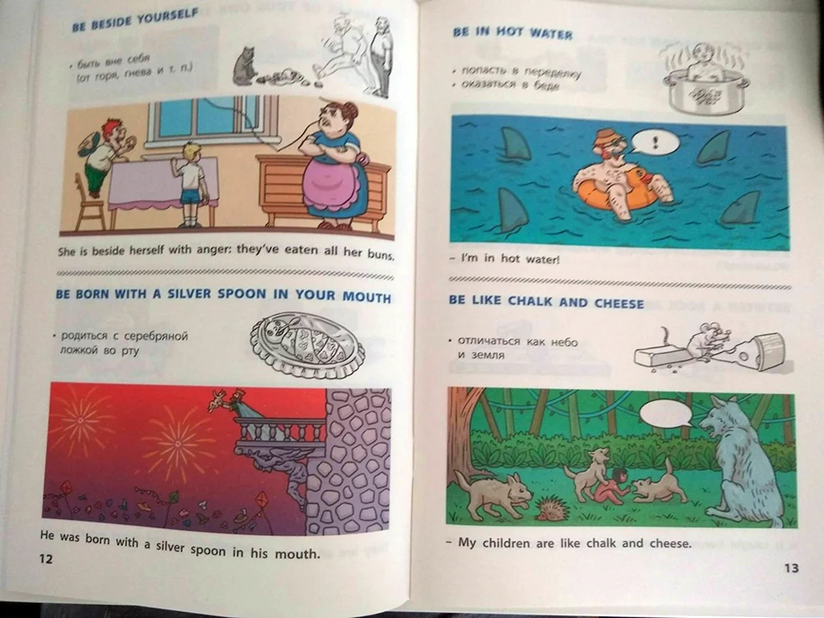 Английские фразеологизмы в картинках. Начальная школа Шатило Вера