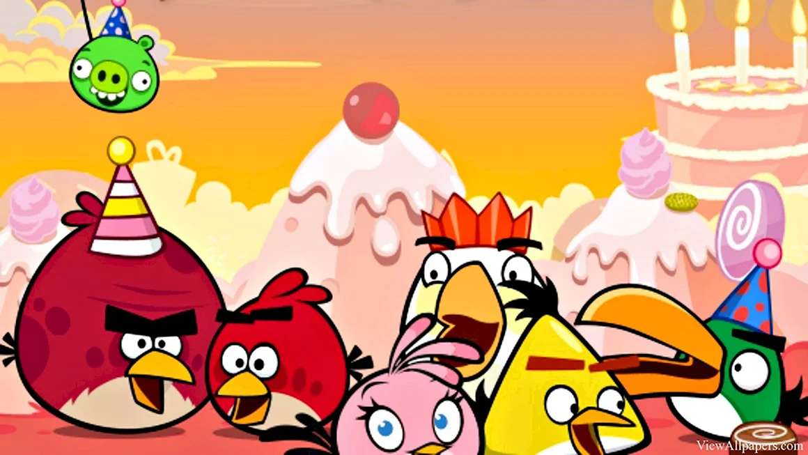 Angry Birds день рождения