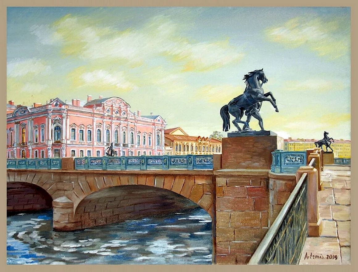 Аничков мост в Санкт-Петербурге