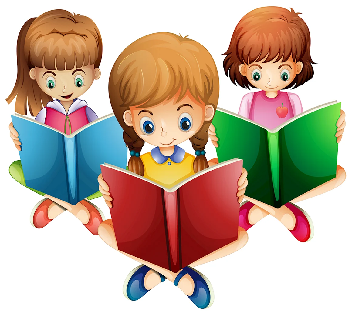 Анимашка дети читают книги для детей