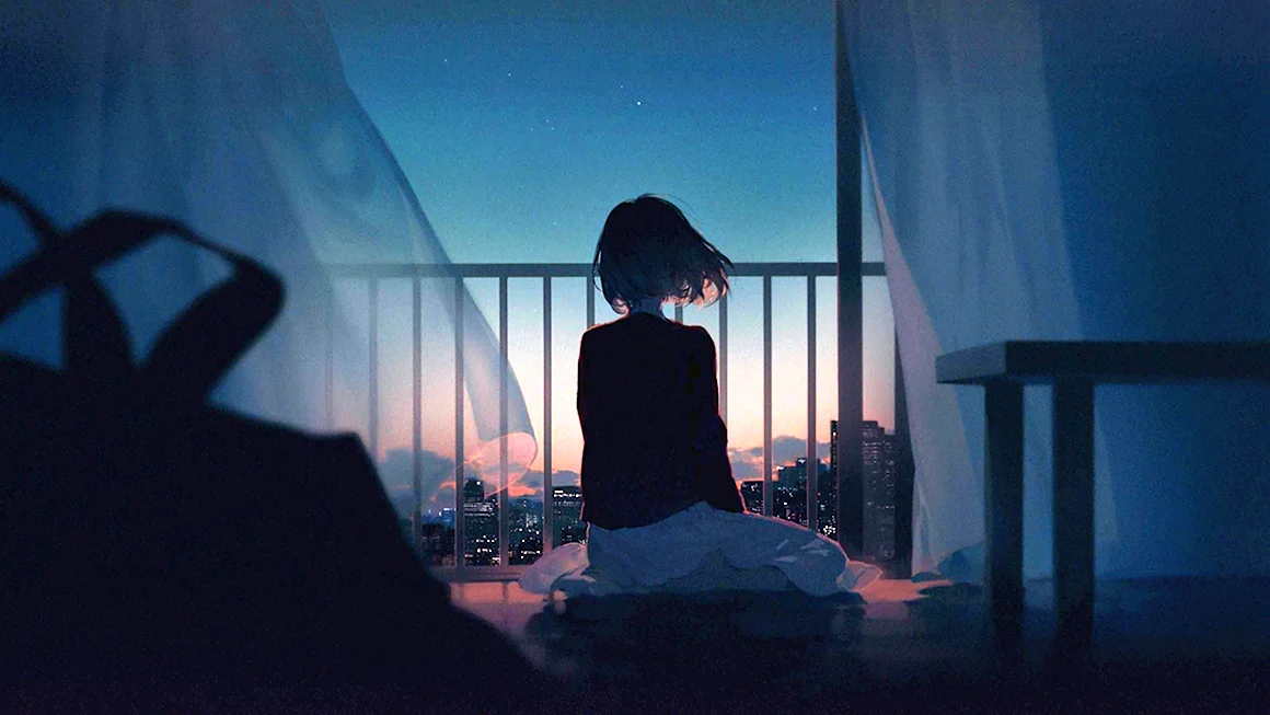 Аниме сад aesthetic