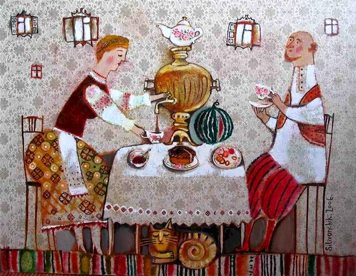 Анна Силивончик чаепитие