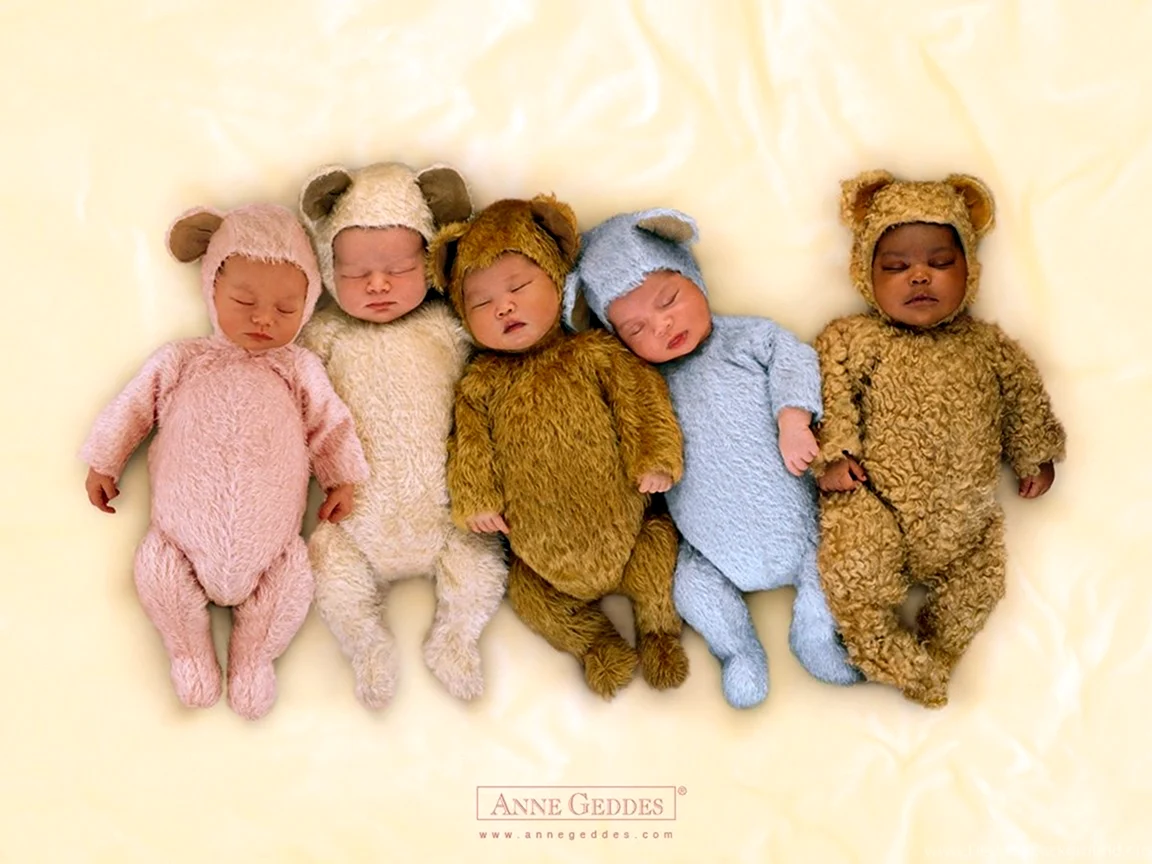 Anne Geddes младенцы
