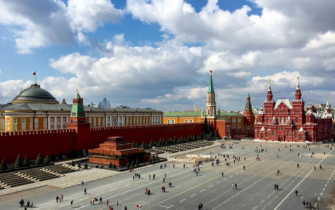 Ансамбль красной площади в Москве