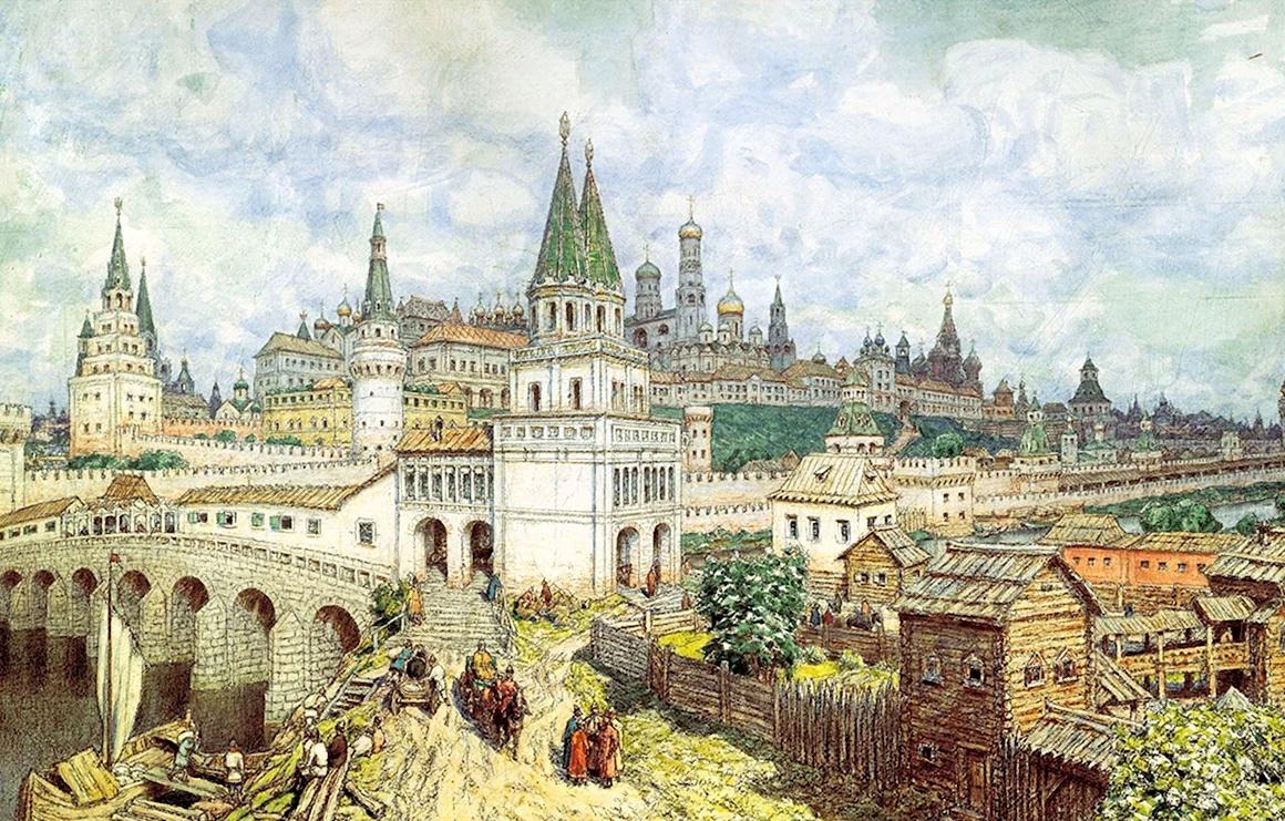 Аполлинарий Васнецов Московский Кремль