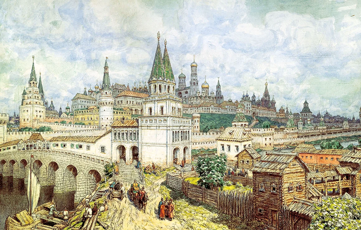 Аполлинарий Васнецов Московский Кремль