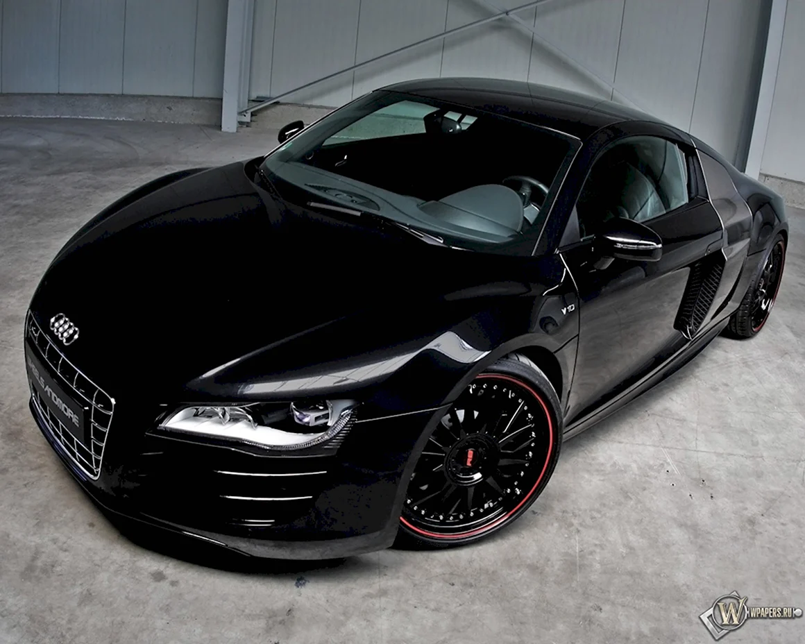 Ауди r8 черная матовая
