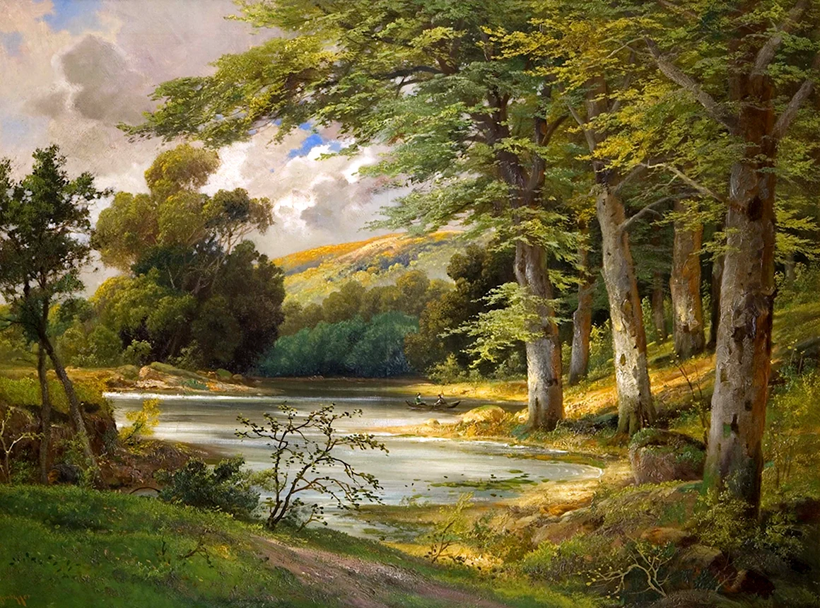 Австрийский художник Alois Arnegger 1879-1963