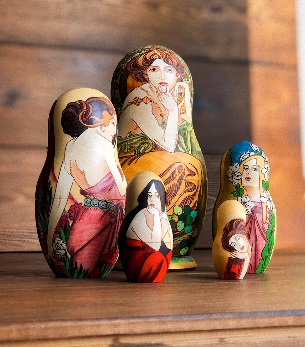 Авторская Матрешка художника Степкаевой