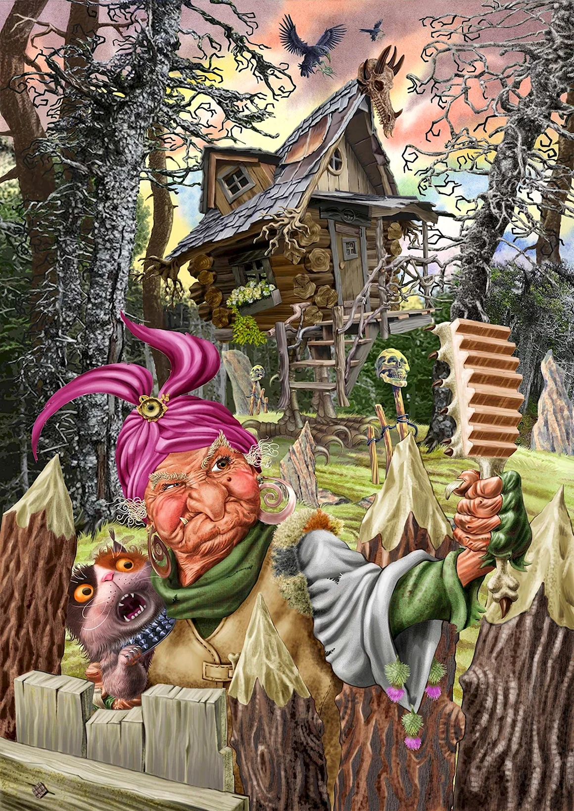Баба Яга Кощей Кикимора Леший