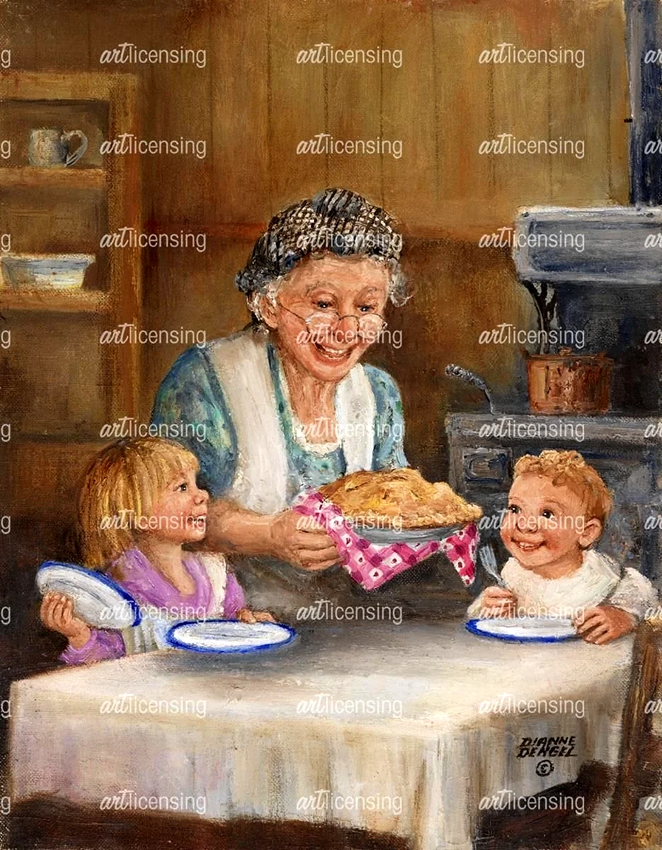 Бабушка и внуки