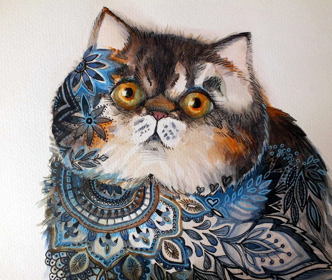 Батик коты