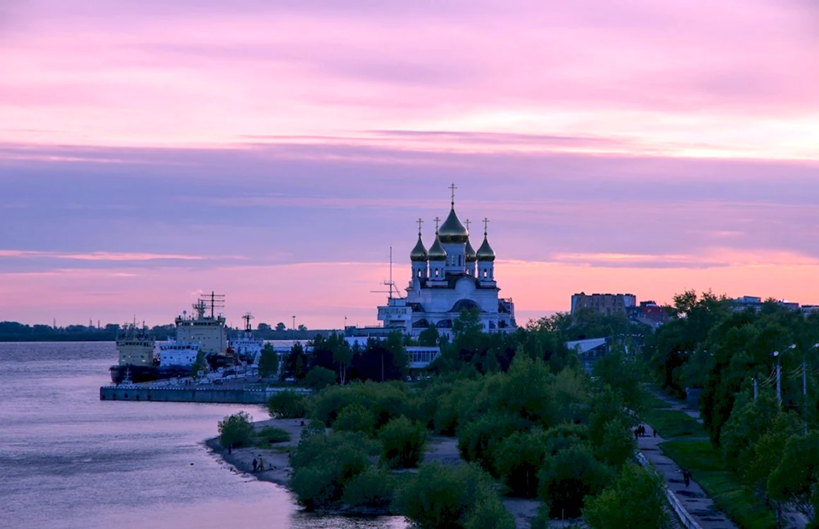 Белые ночи в Архангельске