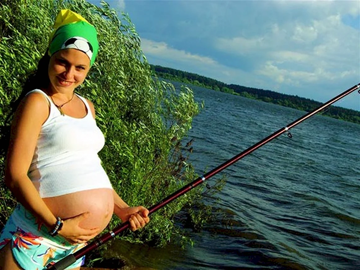 Беременные на рыбалке