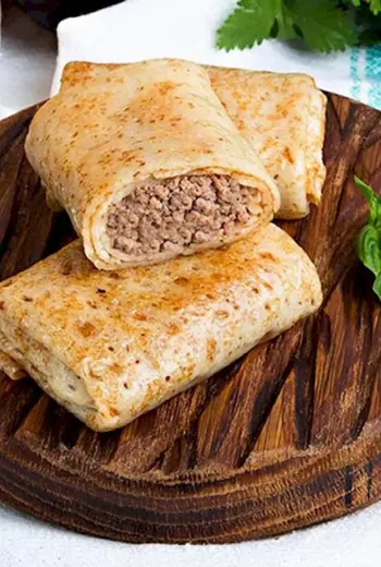 Блинчики с мясом