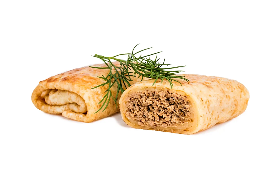 Блинчики с мясом Ермолино калорийность