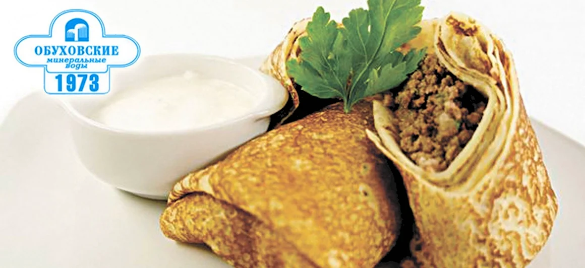 Блины с мясом