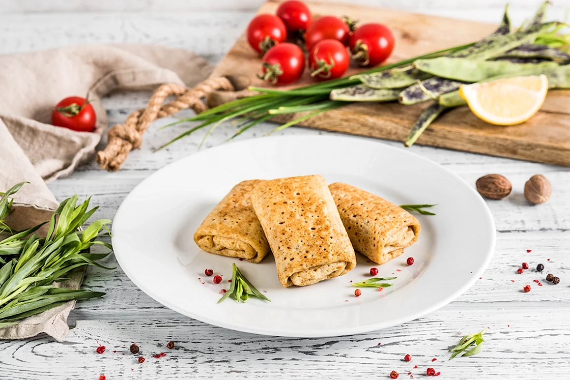 Блины с мясом