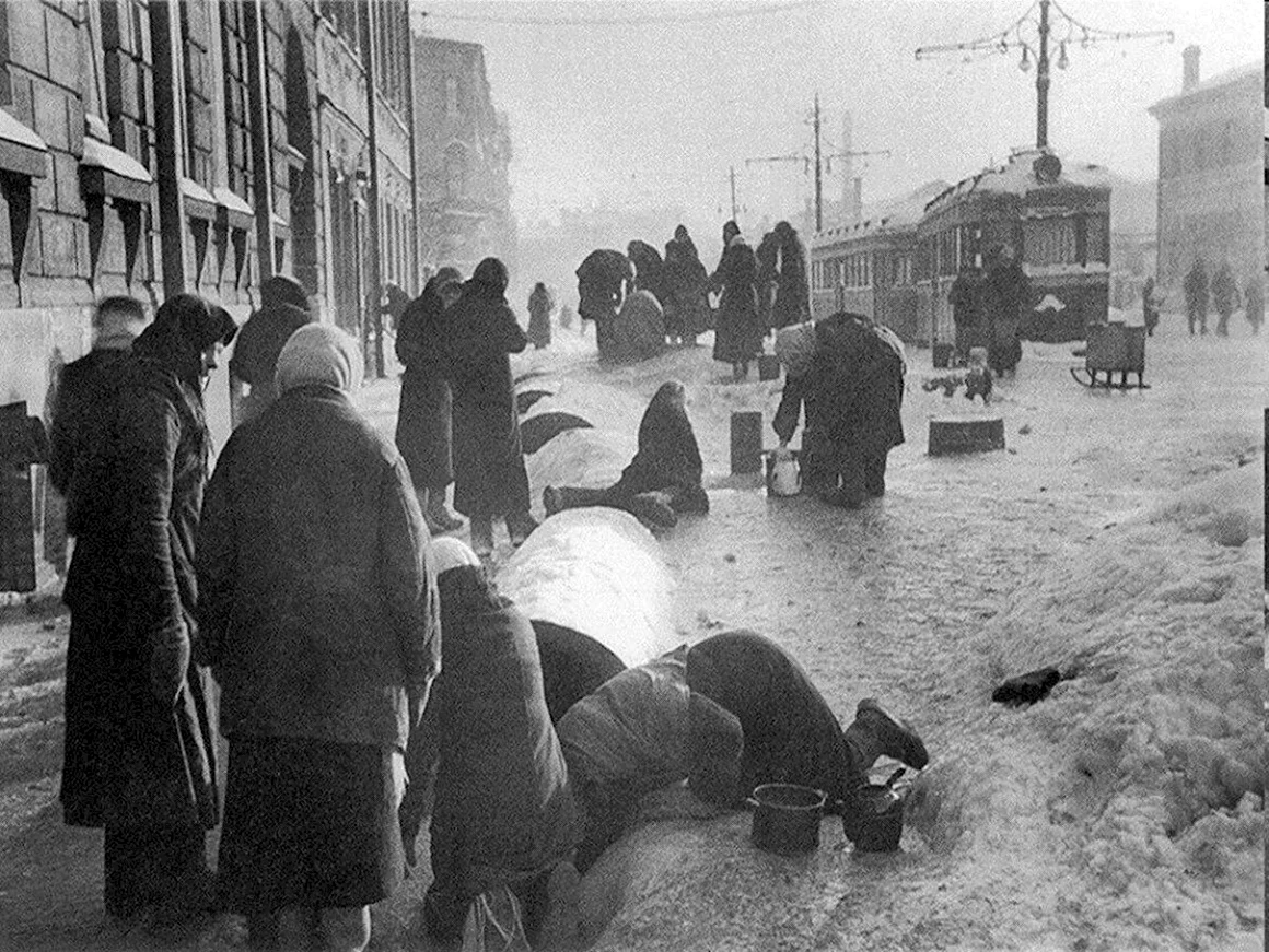 Блокада Ленинграда зима 1941